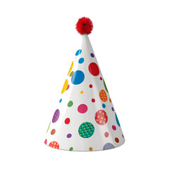 party hat isolated on white