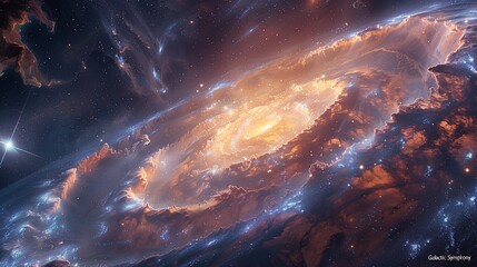  Lose yourself in the vastness of the cosmos as you contemplate the intricate details of this awe-inspiring spiral galaxy floating amidst the stars-67
