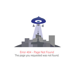 Illustrative image of 404 error for a website