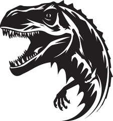 Predators Pounce Dino Icon Logo Jurassic Jolt Veloci Reptor Vector Emblem