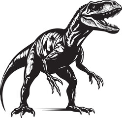 Predators Pounce Dino Vector Emblem Jurassic Jolt Veloci Reptor Logo Symbol