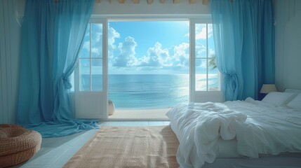 Serene Beach Bedroom
