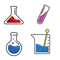 Icon sheet of labolatorium