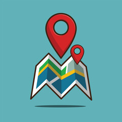 Map and map icon images