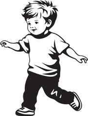 Tiny Tumblers Happy Child Icon Cheerful Chirps Small Kid Emblem