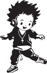 Playful Pals Vector Logo Design Giggling Gems Happy Child Symbol