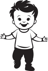 Tiny Titans Vector Logo Design Sunny Sparklers Happy Child Symbol