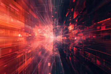 Fototapeta premium A dramatic abstract digital theme background