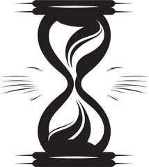 Eternal Impressions Inked Symbol Timeless Flow Hourglass Icon