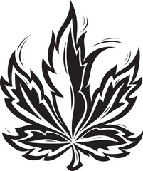 Mary Jane Majesty Cannabis Leaf Emblem Kush Kingdom Vector Marijuana Leaf Iconic Design