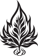 Herbal Harmony Vector Marijuana Leaf Emblematic Emblem Blissful Bud Cannabis Logo Symbol