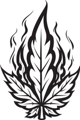 Blissful Bud Cannabis Emblematic Emblem Leaf Legacy Herbal Iconic Emblem