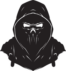 Reapers Sunglasses Grim Reaper Logo Design Stylish Scythe Vector Sunglasses Icon