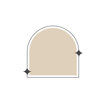 recommend clip art: Aesthetic Arch Frame