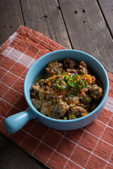 Crunchy Oyster Sisig; is a famous gourmet twist by Filipino chefs