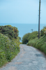 Dublin, Ireland - seascape under blue sky