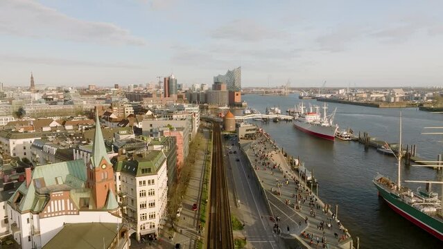 Hamburg during spring