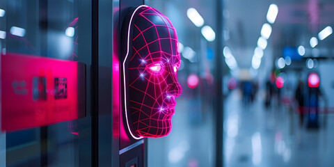 Neon Mind Projection, Biometric entry systems with facial recognition