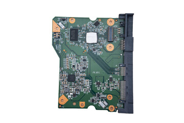 Computer hard drive accessories, hard drive motherboard transparent background image, used for personal computer repair, hard drive data recovery and retrieval services

