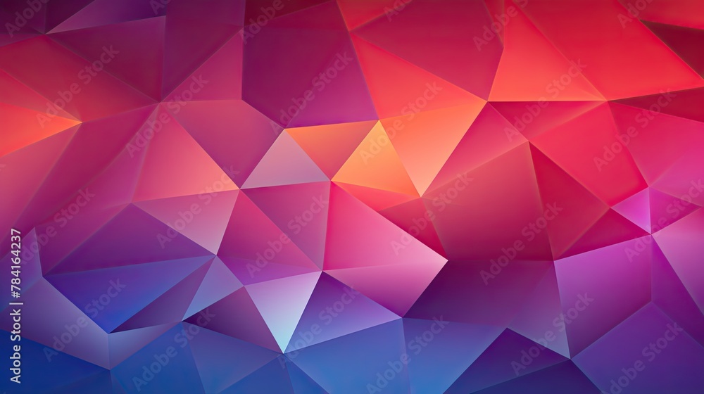 Poster abstract background with triangles