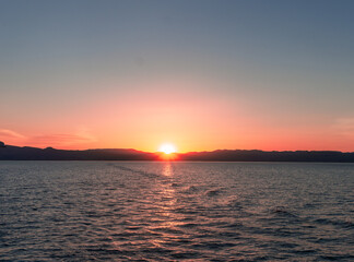 Sunset in New Zealand