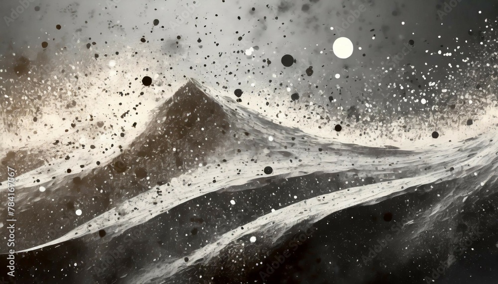 Aufkleber abstract texture dust particle and dust grain on white background. dirt overlay or screen effect use