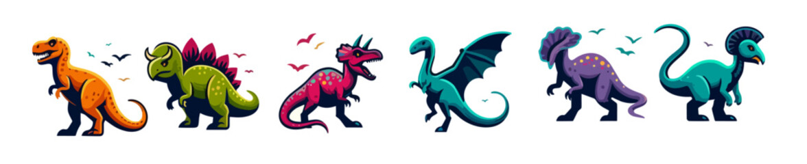 Dino icon set