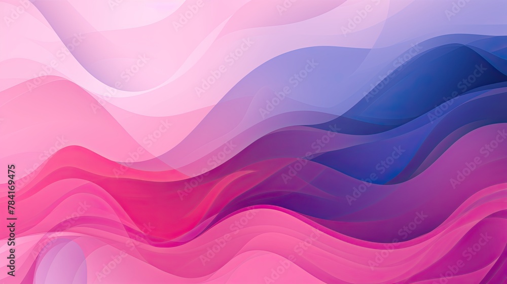 Poster abstract background with waves
