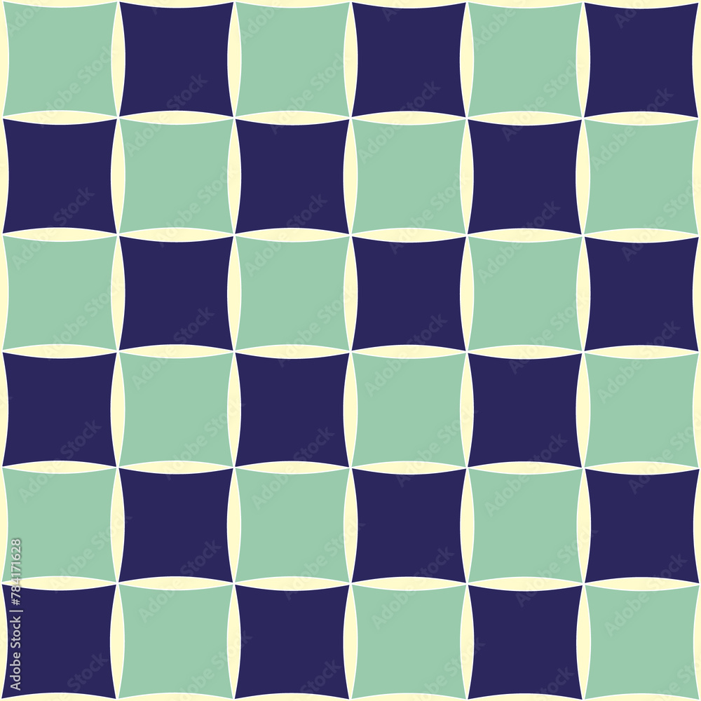 Poster seamless pattern with squares