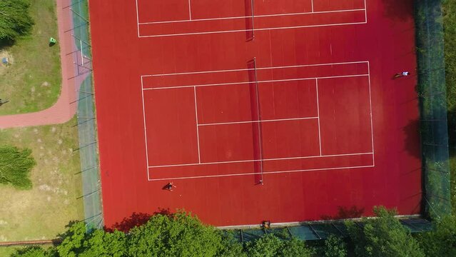 Tennis Hotel Astor Jastrzebia Gora Korty Tenisowe Aerial View Poland