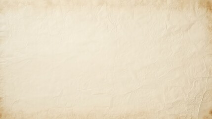 Fototapeta premium Old white beige sheet of drawing paper with rough surface texture background. Blank vintage paper with copy space for text.