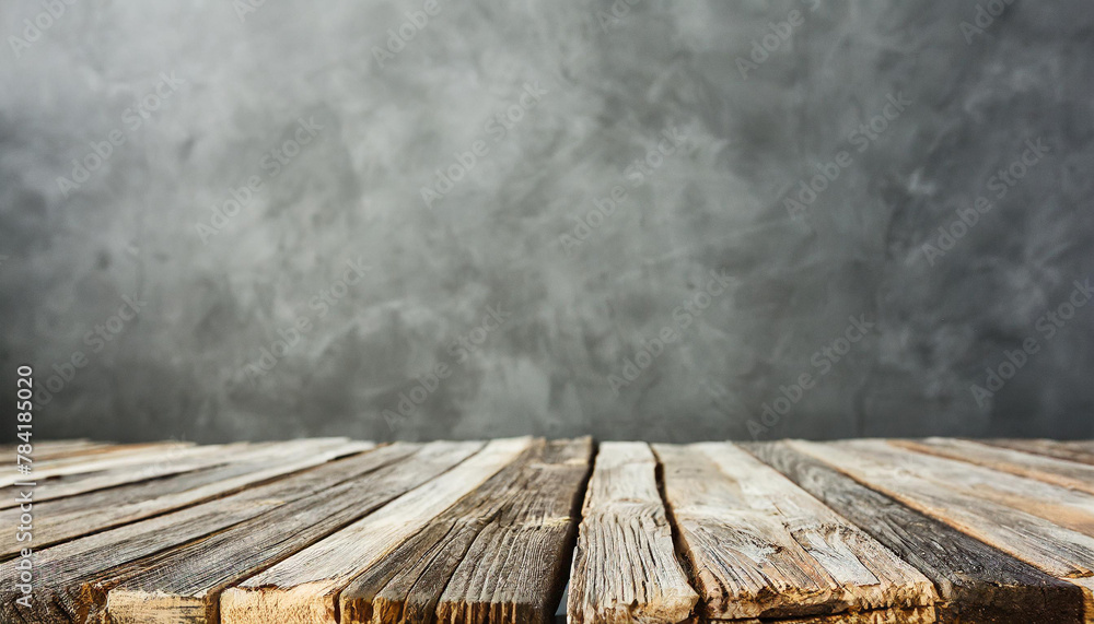 Aufkleber abstract empty gray background with empty table top