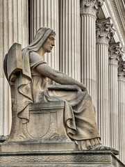 Statue In Front Of The Supreme Court
