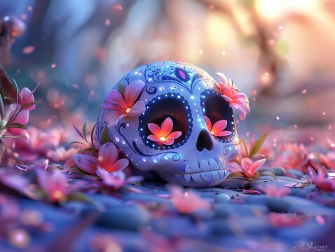 Sugar Skull Floral 