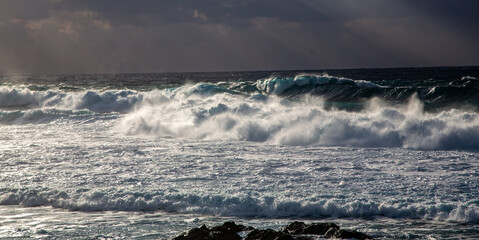 奄美の海, ダイナミックな海, 美しい波, 美しい波色,