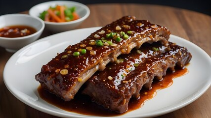 Fototapeta premium beef with potatoes