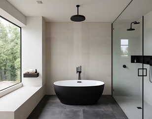 modern bathroom interior