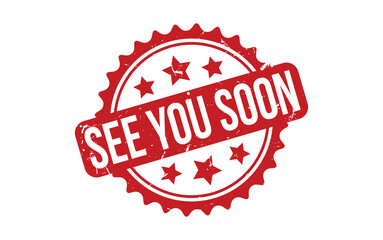 Obraz premium See You Soon Rubber Stamp Seal Vector