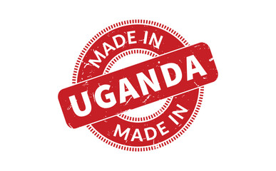 Made In Uganda Rubber Stamp