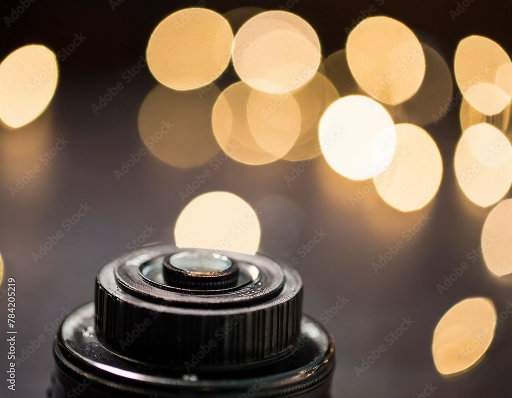 Poster setting bokeh light