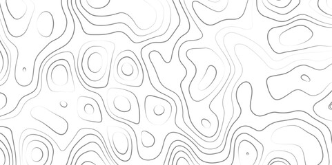 Topographic map patterns, topography line map. Vintage outdoors style, . Black and white colored map. Ultra wide size. Vector illustration.