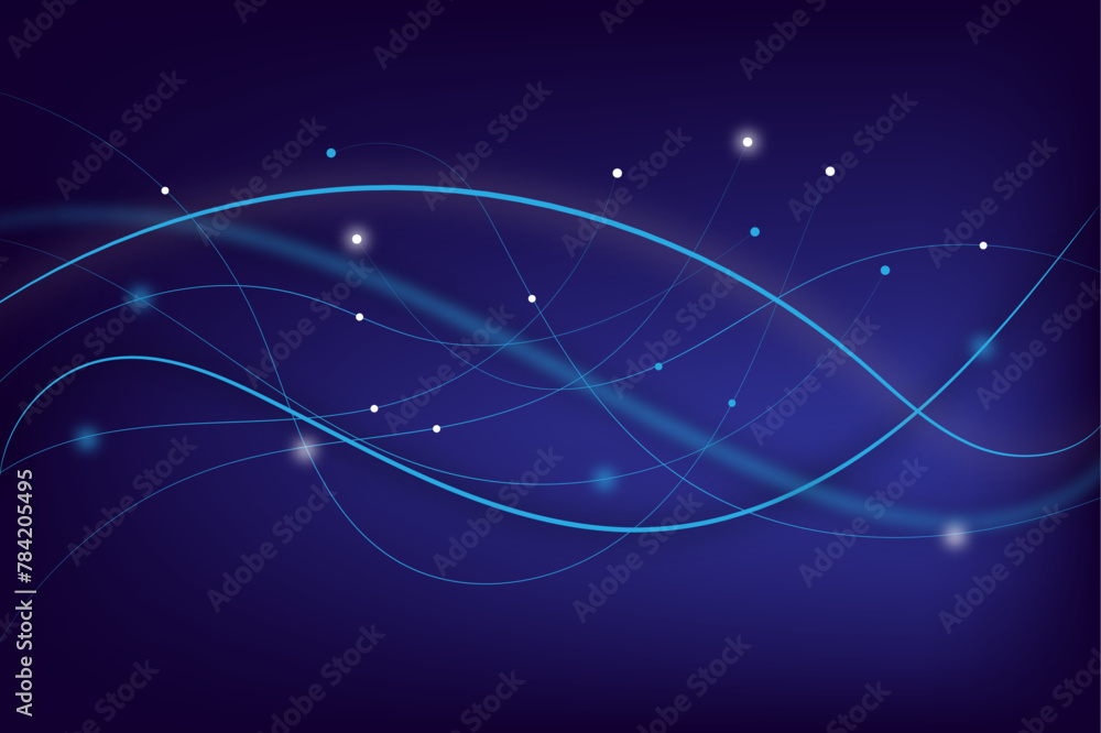 Poster artificial intelligence and network connection concept with glowing neural. global communication tec