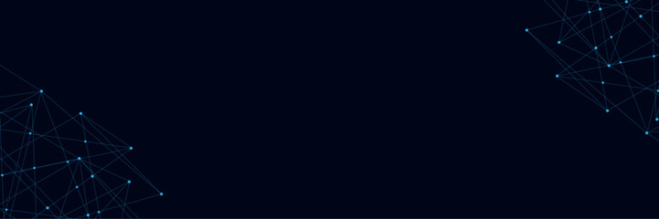 Vectors graphic background dots with connections technologies and sharing data as abstract concept.