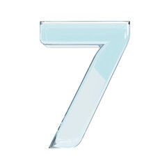 Number seven 7. 3D Rendering.