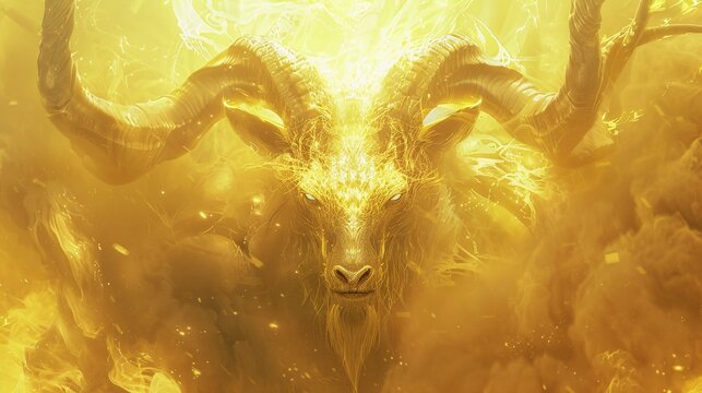 demon golden aura devil death demonology key Solomon occult mysticism supernatural dark forbidden summoning ritual ancient demonic power esoteric forbidden knowledge spiritual infernal ceremonial 