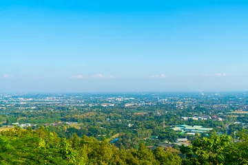 Foto op Canvas Chiang Mai city skyline in Thailand © topntp