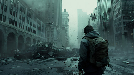 city after a nuclear war , generative ai
