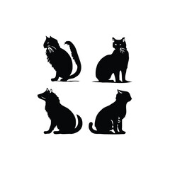 Silhouette vector  design 