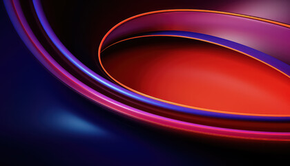 Abstraction Swirls Flow in neon color ,spring concept