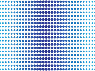 Blue dots fade pattern seamless. Vector background illustration
